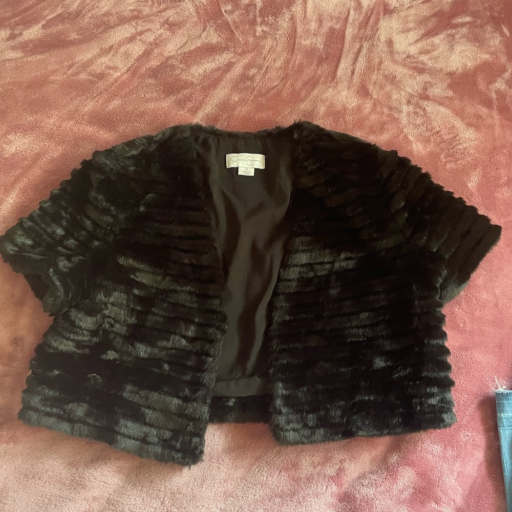 Jessica Simpson Faux Fur Jacket